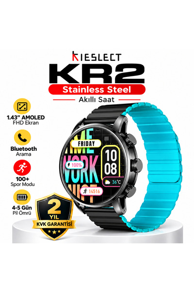 Kieslect Kr2 Black Akıllı Saat
