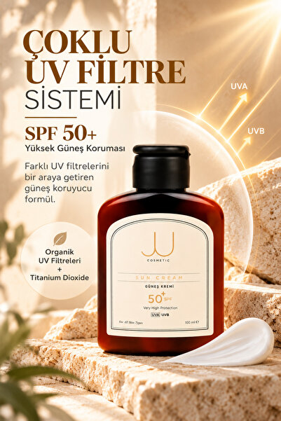 ju cosmetic 50+ Spf Sunscreen 100 ml – High Sun Protection
