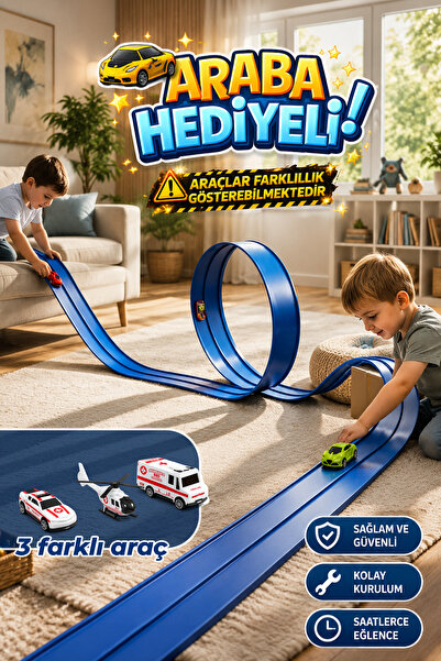 M&H Esnek Yarış Pisti 4.5 Metre Flex Track