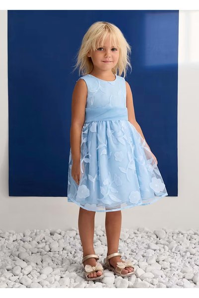 Abel & Lula Girls' Dress BLUE