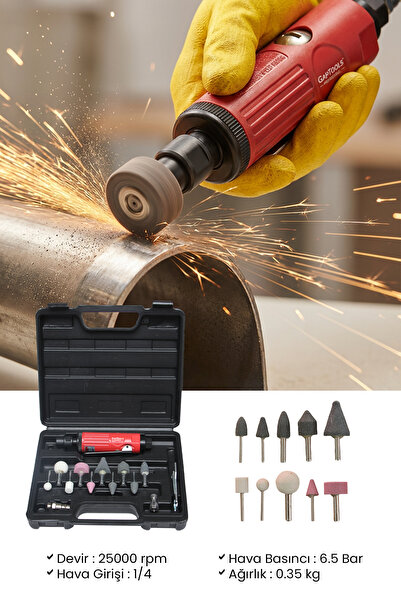 GAPTOOLS PROFESSIONAL Kalıp Taşlama Seti Gpkt01
