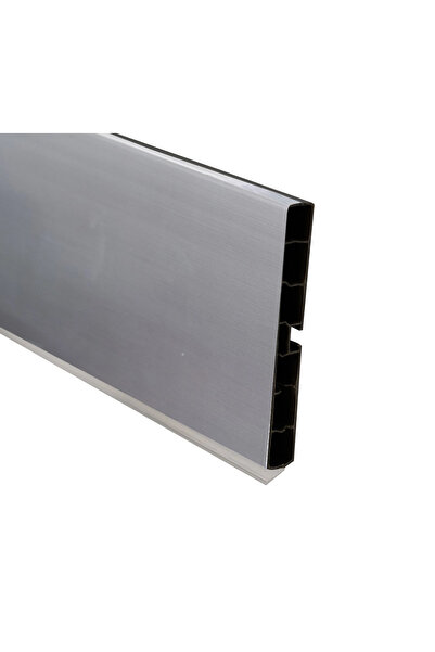 Baza Pvc Profil 100mm Kaplamalı Alüminyum Silver