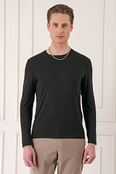 Efor Erkek TS 870 Slim Fit A.Kahve Spor T-Shirt