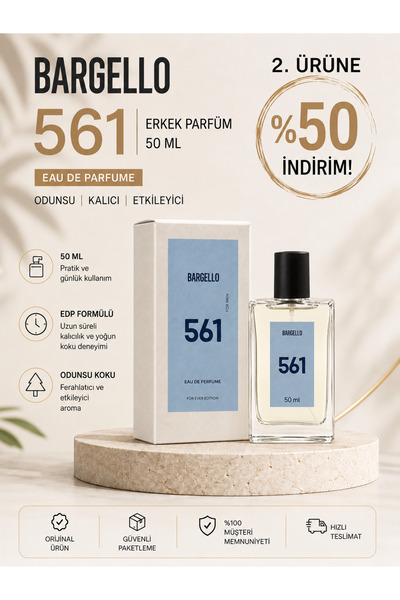 Bargello ERKEK PARFÜM 561 FRESH 50 ML EDP 8691841304531
