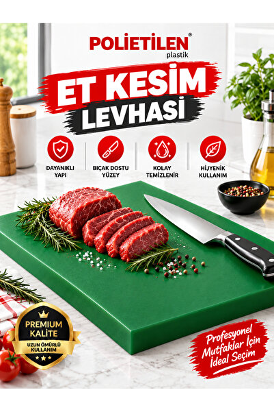 Genel Markalar Polietilen Kesme Levhası, Extra Dayanıklı Et Meyve Sebze Kesim...