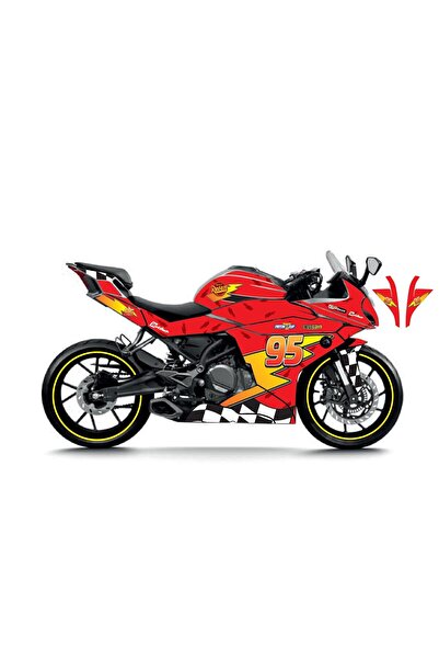 Motiker CFMOTO 250SR McQueen Sticker Parçalı Motosiklet Kaplama Etiket Modeli