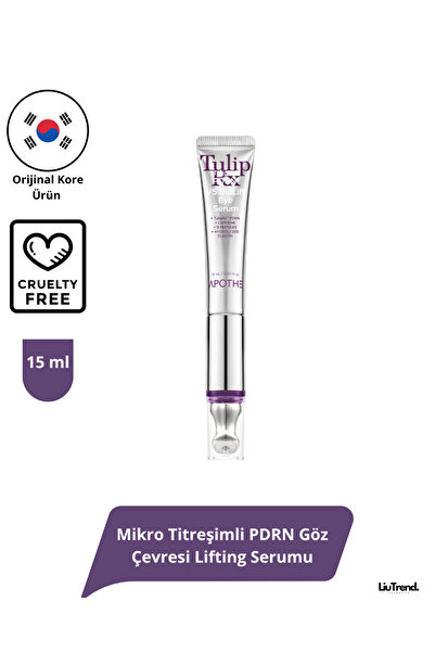 APOTHE TulipRx™ PDRN V5 Bio Lift Eye Serum 15 ml Mikro Titreşimli PDRN Göz Çe...
