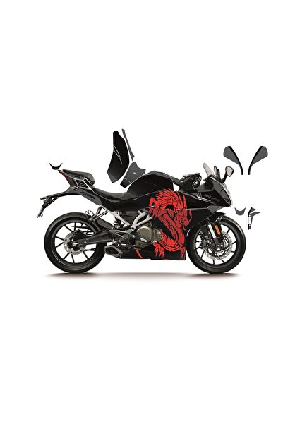 Motiker CFMOTO 250SR DRAGON MODEL PARÇALI MOTOSIKLET KAPLAMA STICKER ETIKET M...