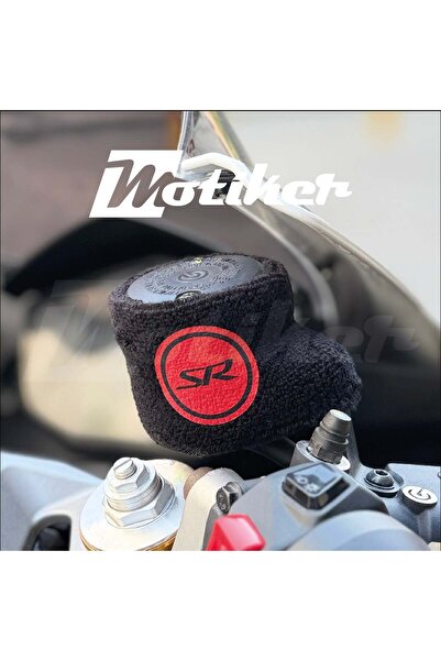 Motiker CF MOTO SR Yazılı Fren Hidrolik Çorabı Tasarımı Kırmızı