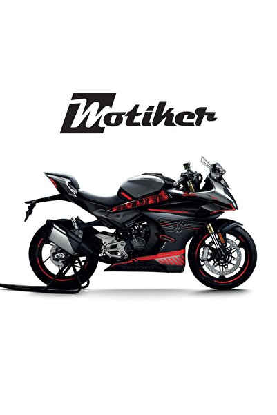 Motiker CF Moto 450SR Orta Şase Duman Desen Kaplama Modeli