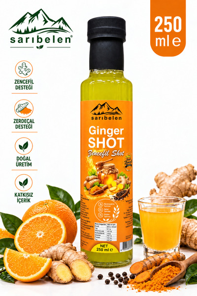 sarıbelen Ginger Shot - Zencefil Shot 250 ml
