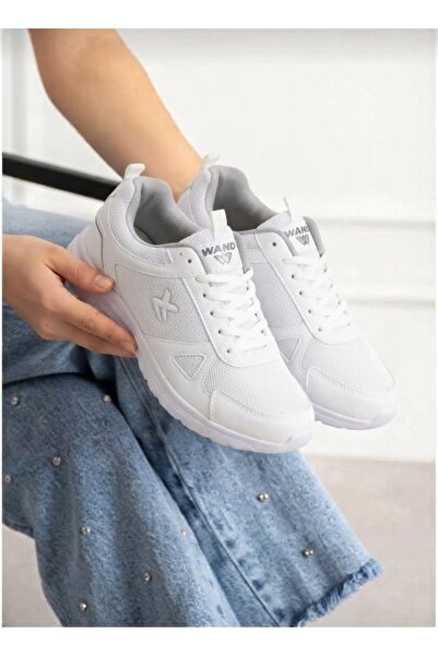 Maksol Men's and Women's White Mesh Orthopedic Sole Sports Shoes