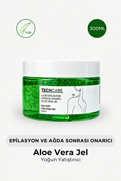 Tech Care Aloe Vera Gel - Anesthesia Cream - Intensive Repairing Care after E...