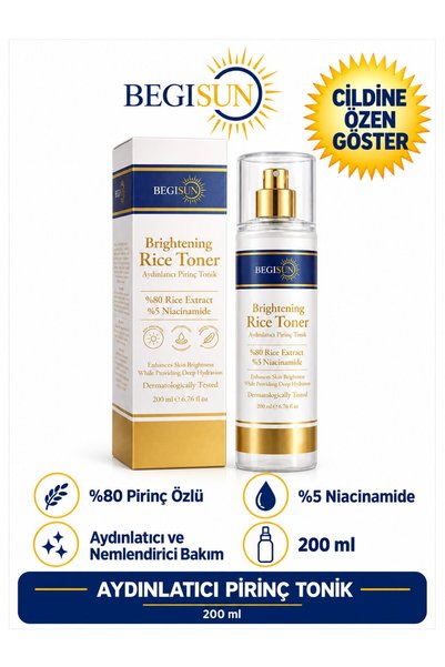 BEGISUN 3-Piece Skin Care Set – Spf 50+ Sunscreen + Rice Tonic + Pore Tightening Serum