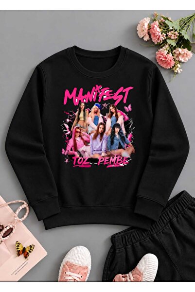 NOFLEN Μαύρο χρώμα Oversize με τυπωμένο σχέδιο "You Are the Main Character" U...