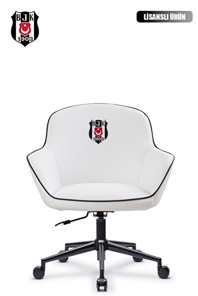 Beşiktaş Fanchair x Icon Beyaz Çalışma Koltuğu