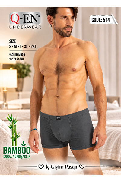Q-EN Lenjerie intimă Passaj BAMBU GEÇME WAIST BOXER 514 İGP