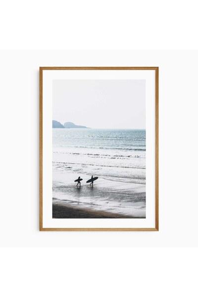 KEYFHOME Poster cu tablou înrămat cu fotografii de la malul mării, pentru sur...