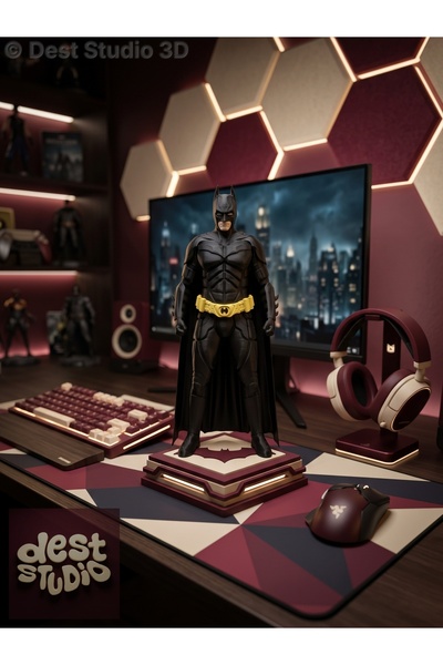 Dest Studio 3D Batman (DC Comics) Figürü (18 cm)