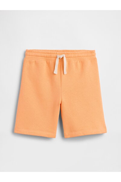 GAP Erkek Bebek Turuncu Relaxed Pull-On Fleece Şort