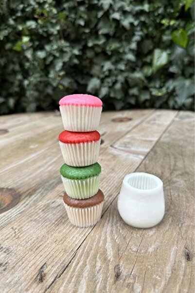 rufus concept Cupcake Tekli Silikon Mum Kalıbı