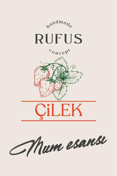 rufus concept Çilek Mum Esansı 20ml