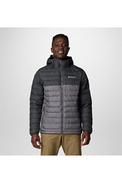 Columbia Powder Lite II Kapüşonlu Erkek Mont