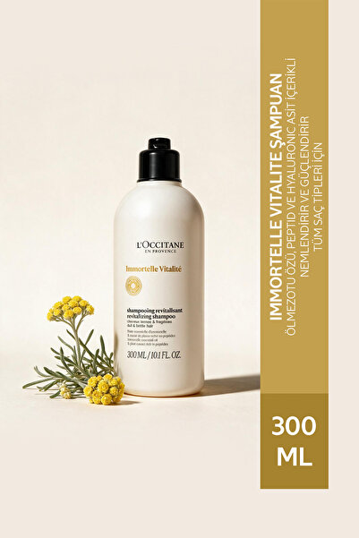 L'Occitane Immortelle Vitalité Canlandırıcı Şampuan, Ölmezotu Esansiyel Yağı ...