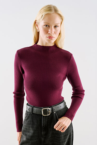 Manuka Fishneck Tricot Blazer Burgundy