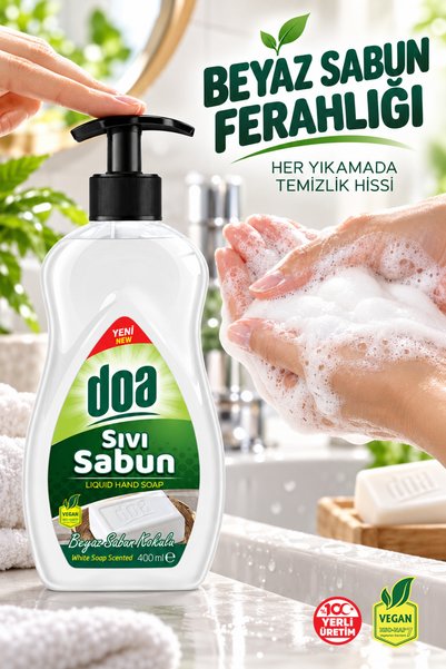 Doa SIVI SABUN BEYAZ SABUNLU / 400 ML
