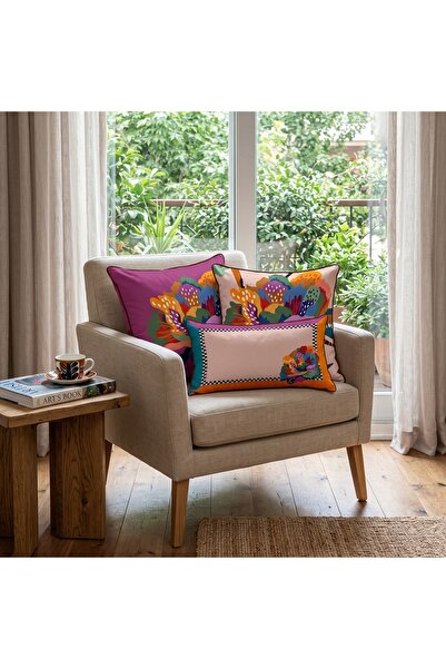 Maxxdeco غطاء وسادة مضلع مقاس 30x50 سم