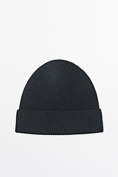Massimo Dutti %100 kaşmir örgü bere