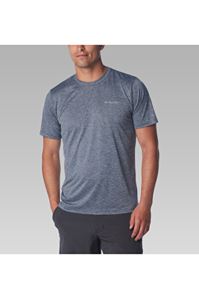 Columbia Hike Crew Men's Navy Blue Round Neck T-Shirt
