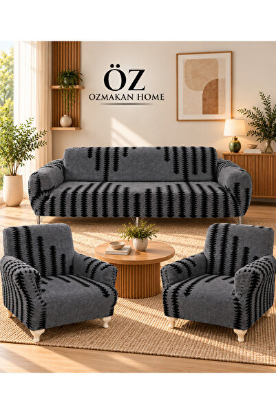 ÖZMAKAN Welsoft koltuk örtüsü takımı, koltuk kılıfı ,3+3+1+1 takim