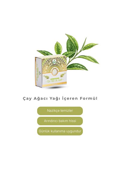 Bio Asia Tea Tree Soap – Anti-Acne, Pore Refining & Sebum Balancing Soap 150 Gr