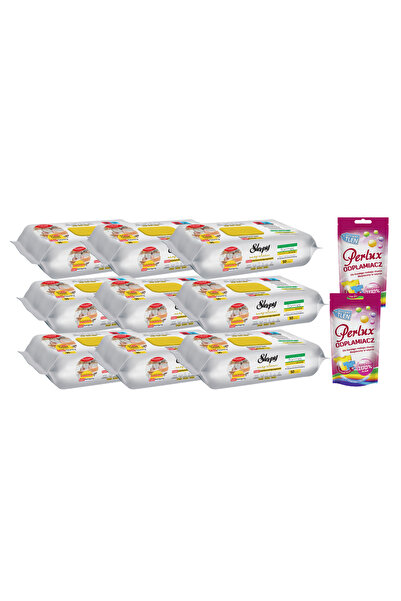 Sleepy PACHET PROMOȚIONAL: 9× șervețele Easy Clean cu lămâie, 50 buc. + 2× so...