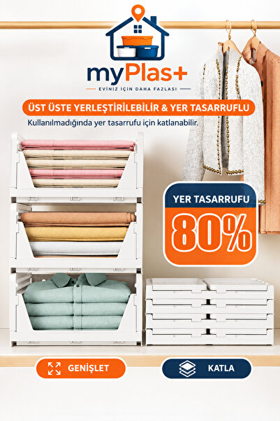 Myplas 3'lü Paket Kayar Raf Çok Amaçlı Dolap İçi Düzenleyici Banyo Organizeri