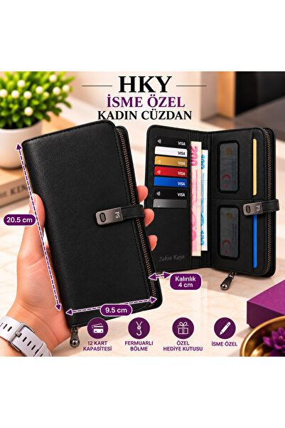 HKY Çok Kullanışlı Büyük Boy Kadın Cüzdan
