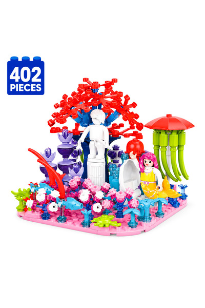Minibric Set de Constructie cu Piese Tip Blocuri Construit 402 Piese Fairy Me...