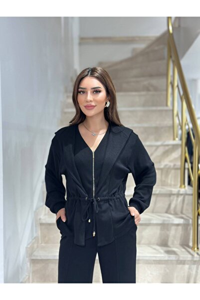 FEVER Fermuarlı örme bluz