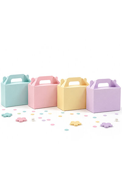 repro design 10x14 Karışık Renk El Geçme Hediye Kutusu (3'lü Set)