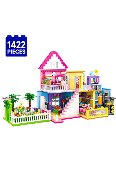 Minibric Set de Constructie cu Piese Tip Blocuri Construit 1422 Piese Joyful ...