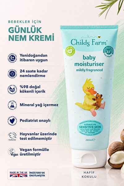Childs Farm Lightly Scented Baby Moisturizer 200ml