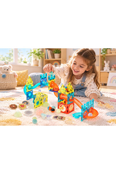 ideal STORE Set de construcție Perfect Skills Kids IdealStore, 72 de blocuri ...