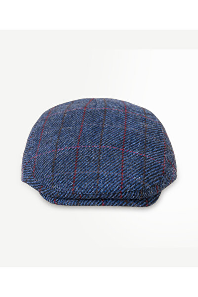 Yargıcı Wool Blend Plaid Patterned Beanie