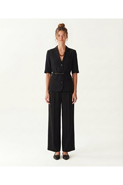 Yargıcı Tailored Jacket Lapel Collar Short Sleeve Jacket