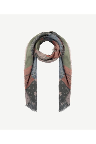 Yargıcı Mixed Patterned Square Shawl