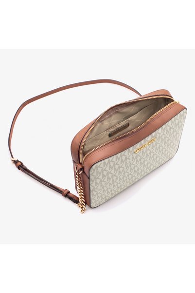 Michael Kors Jet Set Large Logo Crossbody Cross Shoulder Bag