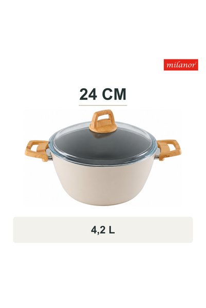 Milanor Neo Seramik 24 cm Derin Tencere