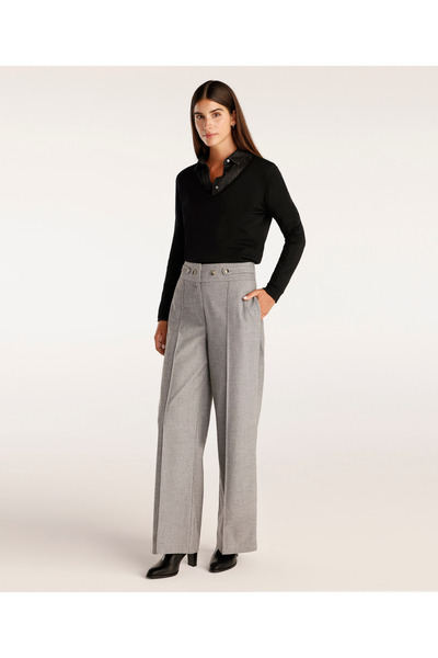 Yargıcı Button Detailed Trousers